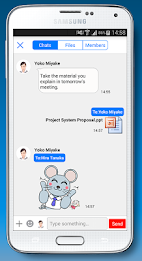 meety - messaging with files - poster 1