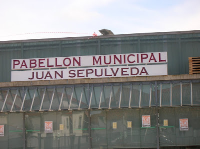 El pabellón Municipal Juan Manuel Sepúlveda, donde hoy el Prasa en la tarde de hoy, comenzará sus entrenamientos. Foto: Pozoblanco News, Emilio Guijo