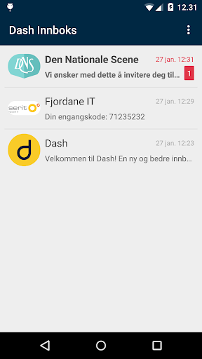 Dash Inbox