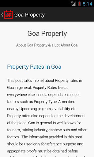 【免費新聞App】Goa Property-APP點子