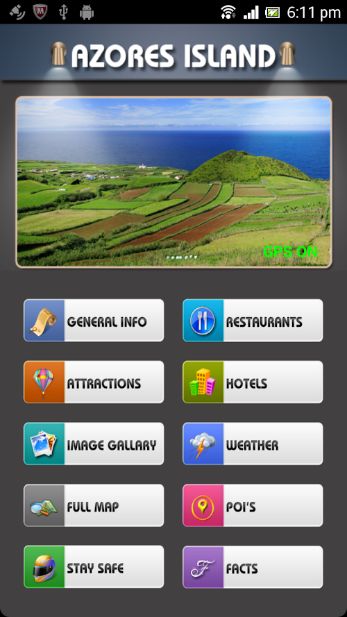 Android application Azores Offline Travel Guide screenshort