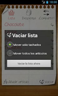 Lista Compra -  ListOn Basic Screen 3