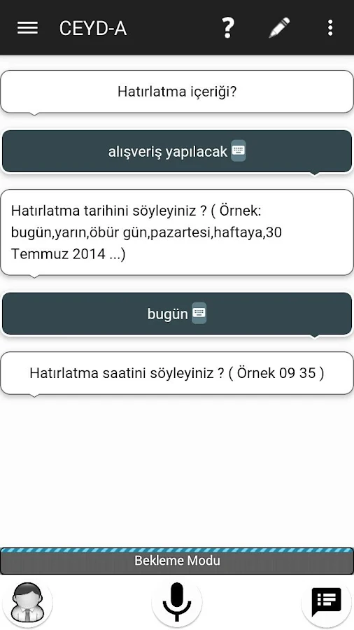 CEYD-A Türkçe Sesli Asistan - screenshot