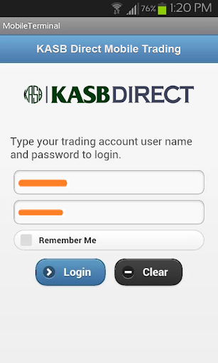 KASB Direct Mobile Trading