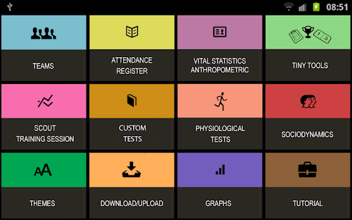 Android application NS Coach Tools screenshort