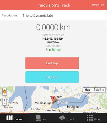 CRA Automobile Trip Tracker