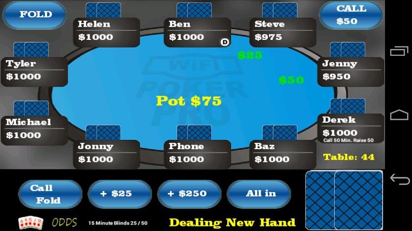 Wifi Poker Pro Screen 2