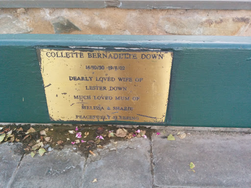 Collette Bernadette Down Plaque