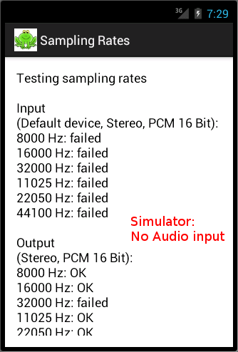 Samping Rates