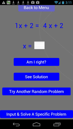 Linear Equation Solver 1 -Full