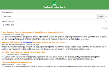 WebCrawler Instant Search poster 5