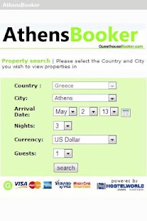 Free Athens hostel booking APK for PC
