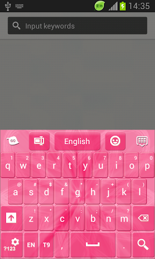 GO Keyboard Pink Language