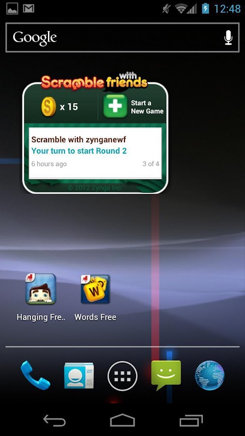 Scramble With Friends Android