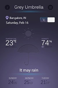 Grey Umbrella screenshot 1
