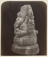 Profile of the same Ganesha statue, pendopo pavilion. Boro, Blitar district, East Java province, 1219-1259 AD