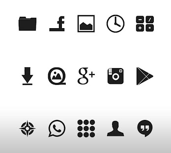 How to get BLACK ICONS APEX NOVA GO 1.1.0 apk for bluestacks