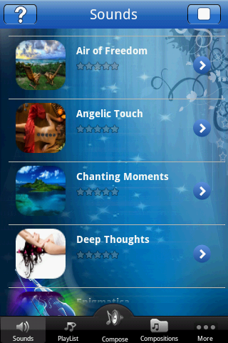 Android application Exotic Spa Music Tunes screenshort