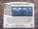 A President's Visit Plaque