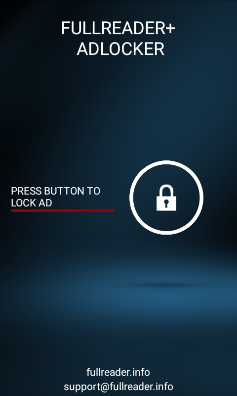 Android application FullReader+ AdLocker screenshort