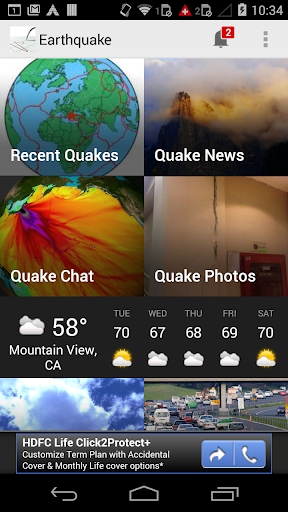 Earthquake Alert App News