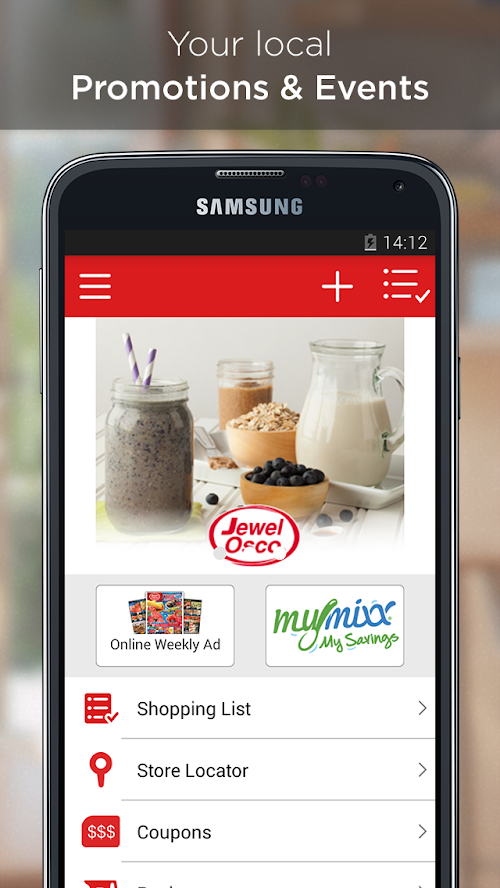 Android application Jewel-Osco screenshort