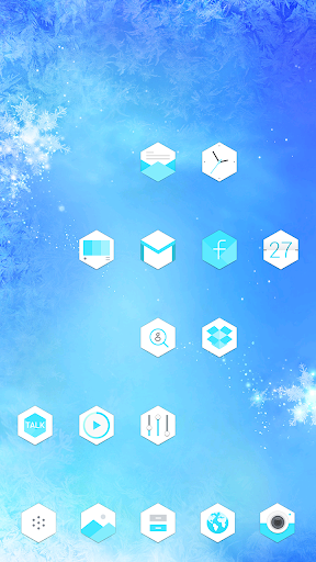 【免費個人化App】Frozen Snowflakes_ATOM theme-APP點子