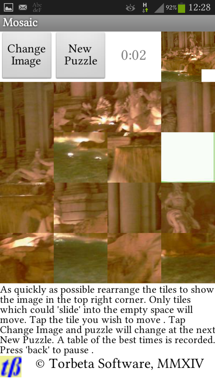 Mosaic : Slide Puzzles Screen 3
