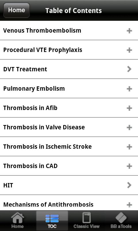 Antithrombotic Therapy pc Screen 2