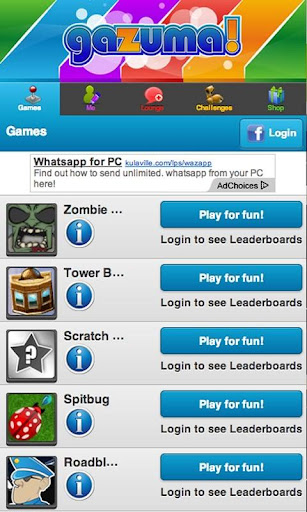 Gazuma HTML5 Games Portal