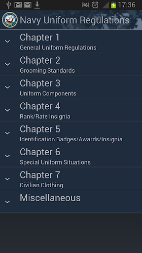 【免費書籍App】Navy Uniform Regulations-APP點子