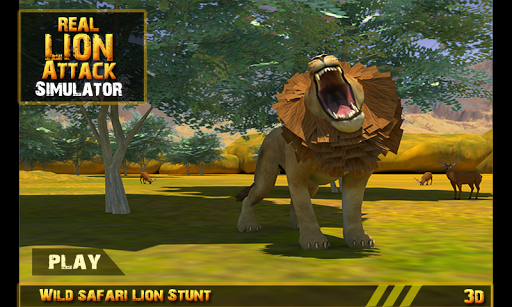 Real Lion Attack Simulator 3D