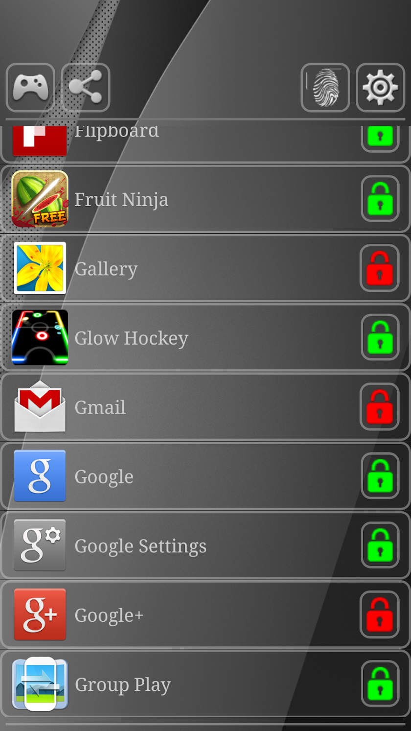 App Lock (Scanner Simulator) Screen 3