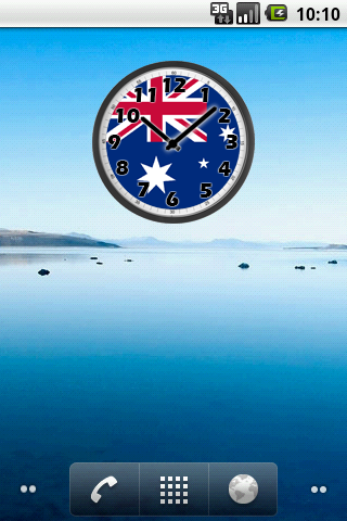 Australia Clock