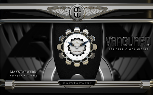 Clock Widget Vanguard - náhled