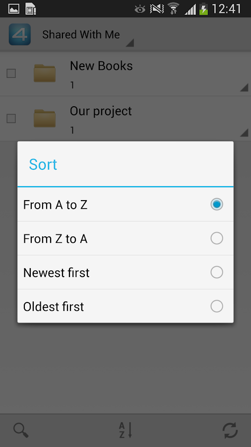 4shared - screenshot