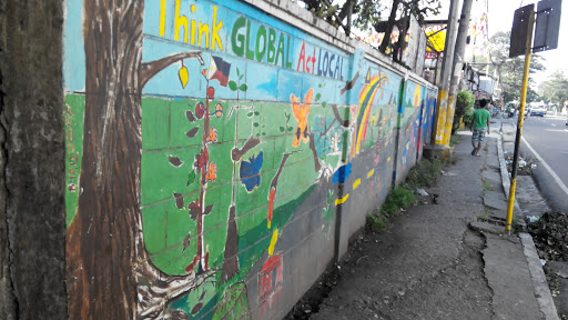 Think Global Act Local Wall Art