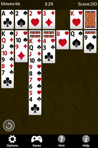 Solitaire Screen 2