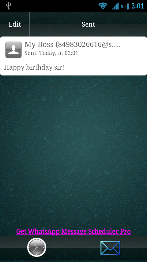 WhatsAuto Messages App - screenshot