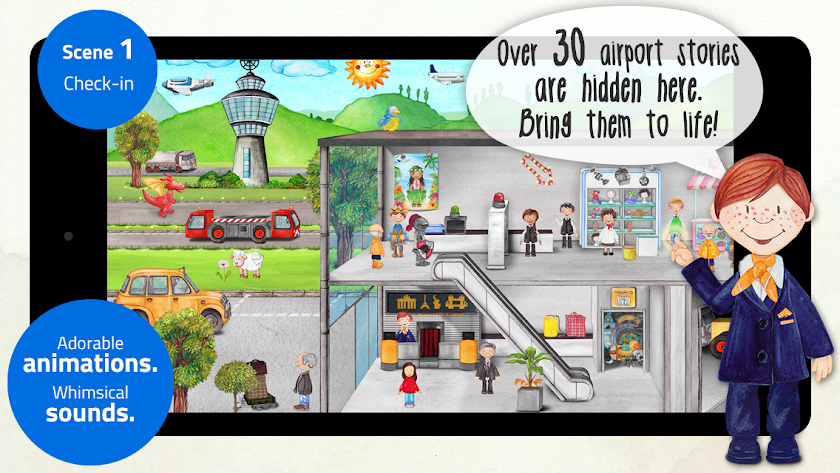 Tiny Airport - Seek &amp; Find Screen 2