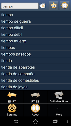 Spanish Portuguese dictionary+