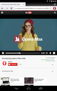 Navigateur Opera pour Android - screenshot thumbnail