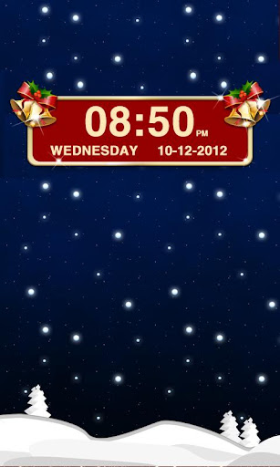 Christmas Clock Widget