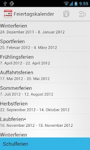 Holidaycalendar.ch Screenshots 1