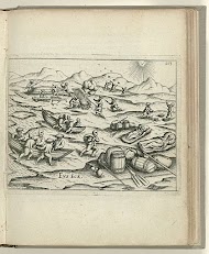 De sloepen worden uit het water gehaald, 1597