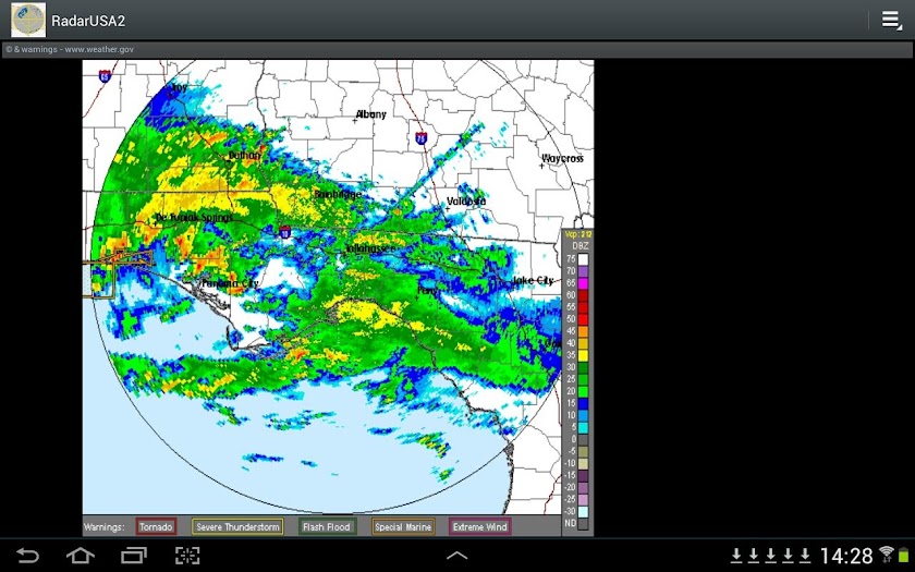 RadarUSA2 - RainRadar Screen 1
