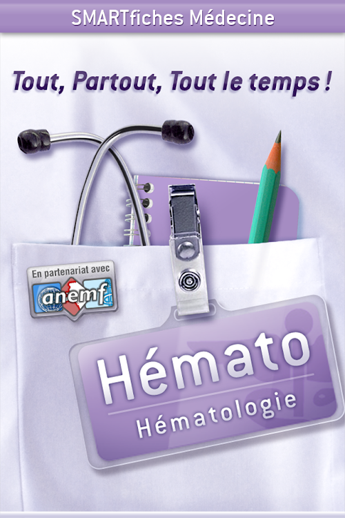 Android application SMARTfiches Hématologie Free screenshort