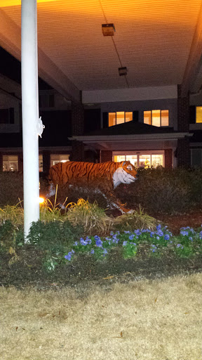 Tiger Statue At Monarch Estates 