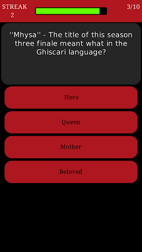 【免費益智App】Trivia for Game of Thrones Fan-APP點子