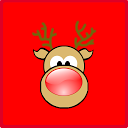 Christmas reindeer mobile app icon
